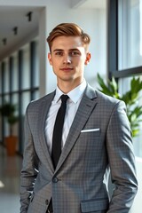 Fototapeta premium An office man