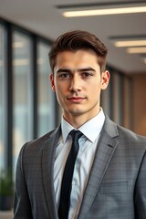 Fototapeta premium An office man