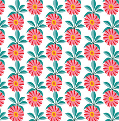 seamless pattern with flowers