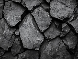 Dark grey stone wall texture background.