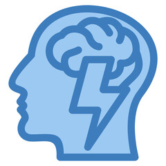 Brainstorming Icon Element For Design