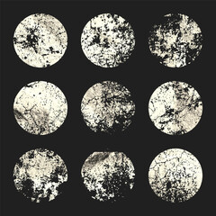 Grunge silver foil, shiny handmade circles. Golden glittering texture, pattern. Luxury shining hand drawn background. Wedding, greeting card decoration elements. Modern art. Vector illustration