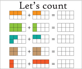 Activity of lets count highlights (fraction addition)