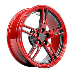 Obraz premium Car rims isolated on white background, transparent background