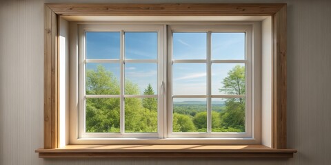 Window frame on a background, window, frame,isolated, design, architecture, interior, home, decor, white, clean, modern, element