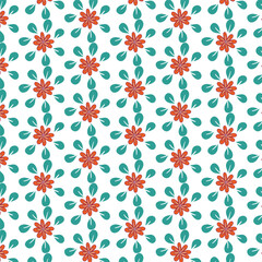 seamless pattern with flowers