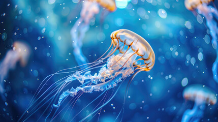 jellyfish in the water