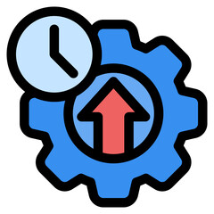 Efficiency Icon Element For Design