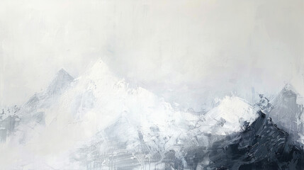 snow covered mountains