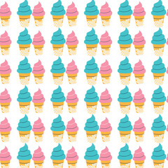 seamless pattern with cream