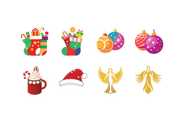 "Christmas Ornament Concept Vector Illustration"

