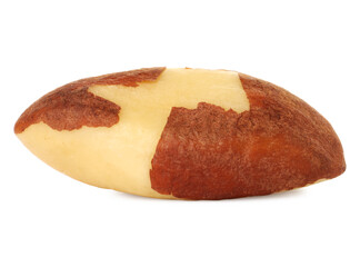 One tasty Brazil nut isolated on white