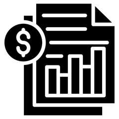 Annual Report Icon Element For Design