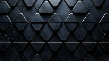 Dark Geometric Shapes Form Intricate Pattern Background Texture