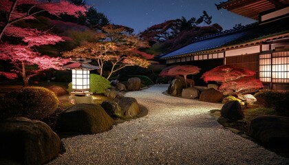 A garden that sings in the silence of night.  