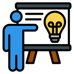 Presentation Icon Element For Design
