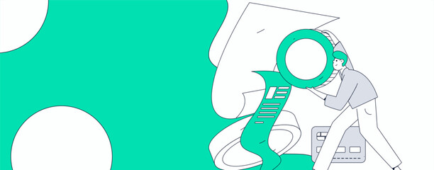 Online shopping payment security character flat vector concept operation hand drawn illustration
