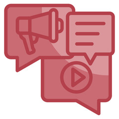 Social Media Icon Element For Design