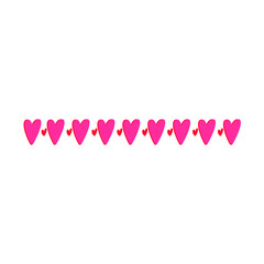 Heart Border Vector Design