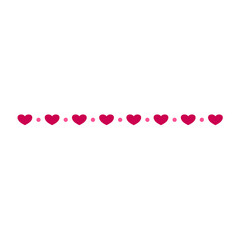 Heart Border Vector Design