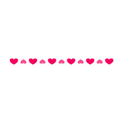 Heart Border Vector Design