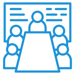 Meeting Room Icon Element For Design