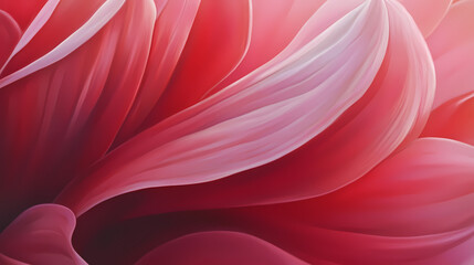 Close-up shot of dahlia petals, capturing the fine details and vibrant hues, with soft lighting emphasizing the natural elegance of the flower. Petal. Illustration