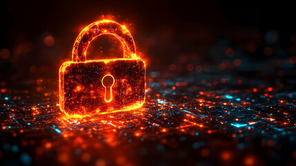 Digital Padlock Shines Brightly: Cybersecurity in a Connected World