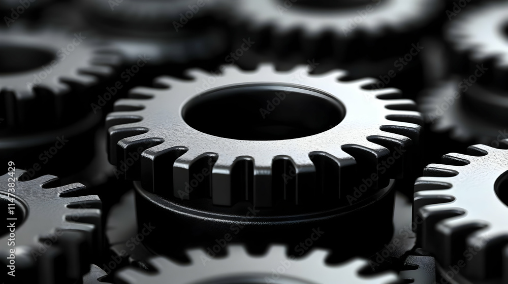 Poster gears rotate smoothly: mechanism, engineering, and precision in motion