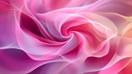 Obraz premium Abstract background with pink rose and rose petal blur. Petal. Illustration