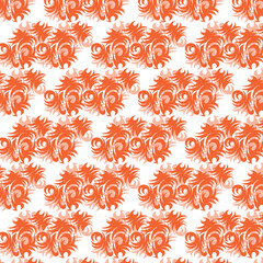 seamless pattern with flowers