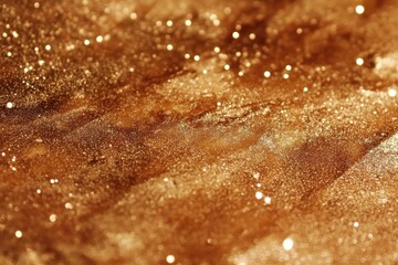 Captivating Golden Texture with Sparkling Dust and Dazzling Shimmering Effect Suitable for Artistic Projects and Background Displays in Various Designs
