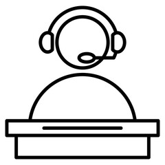 helpdesk single icon