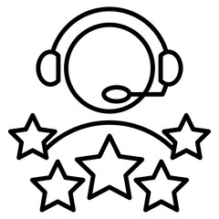 five stars single icon