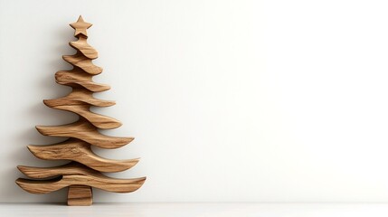 Wooden Christmas Tree Decoration