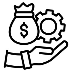 Obraz premium Wealth Management Icon