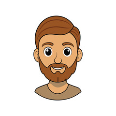 A man with a rugged complexion, a thick, well-groomed beard, and sharp features. His appearance is strong, with an air of confidence and rugged masculinity.