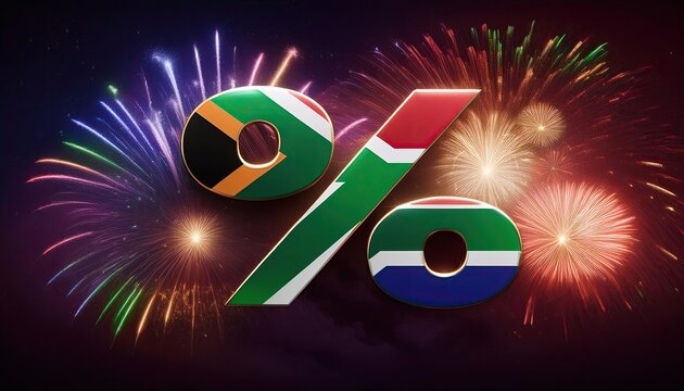 South African Independence Day Celebration with Fireworks