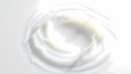 Close up of a milk splash forming a crown shape.