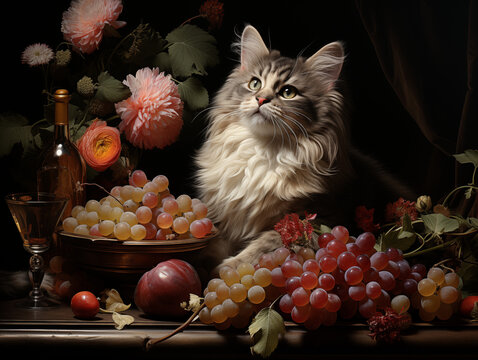cat in graps