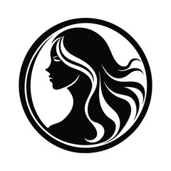 Minimalistic Logo Silhouette Design for Creative Branding and Business Use