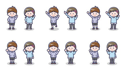 私服のこども 02