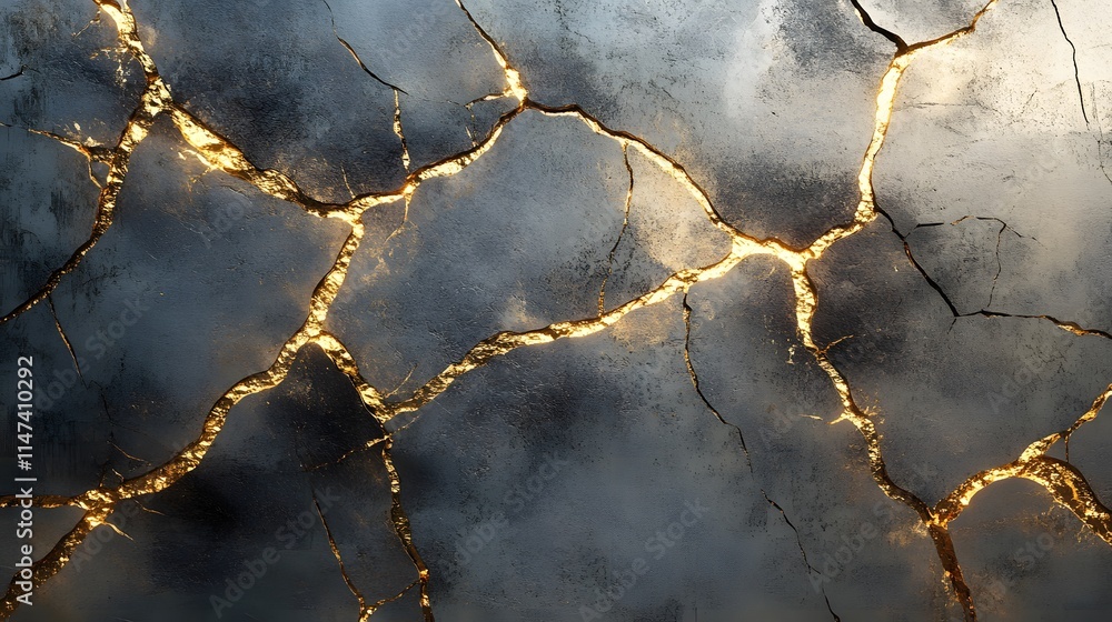 Poster cracked surface texture abstract background digital art modern design close-up visual concept for cr