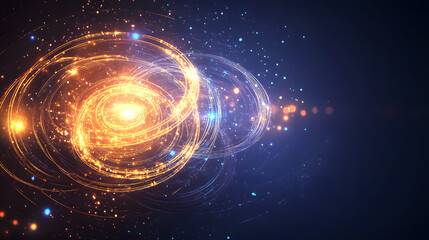 Obraz premium A Conceptual Exploration of Advanced Skincare and Cosmetic Innovation, Blending Organic Patterns, Bioluminescence, and Minimalist 3D Aesthetics