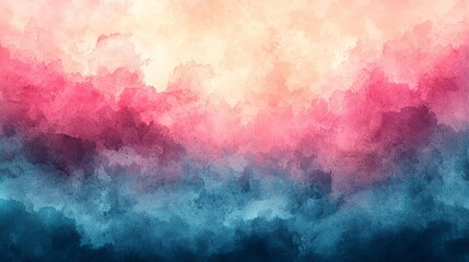 Obraz premium Soft Pink Abstract Watercolor Gradient Background