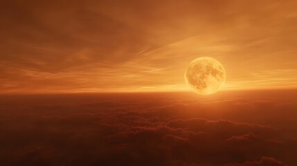 Fototapeta premium Beauty of sky surrounded by clouds wallpaper