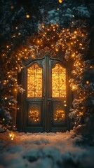 Magical Advent Calendar with Enchanting Illuminated Doors