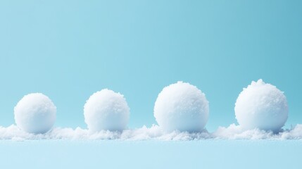 Small Snowballs Transforming Into Larger Ones