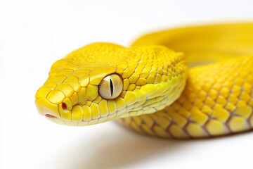 Obraz premium Snake isolated on a white background