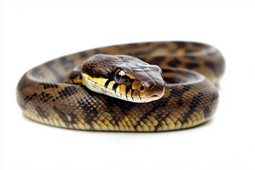 Obraz premium Snake isolated on a white background